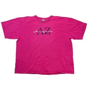 Y2K AZ Arizona POOH Tag misprint hot pink XXXL 3XL shirt 28x29